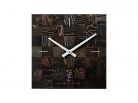 Часы настенные SLT 5195 CHESS BLACK WOOD в Сузуне - suzun.mebel-nsk.ru | фото