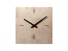 Часы настенные SLT 5196 CHESS WHITE WOOD в Сузуне - suzun.mebel-nsk.ru | фото