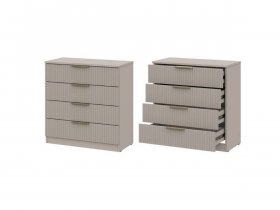 Комод 4 ящика (МДФ) Эккервуд (меланж) в Сузуне - suzun.mebel-nsk.ru | фото