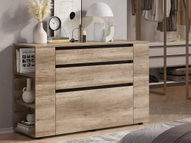 Комод КМ-06 Энигма (венге/дуб каньон) в Сузуне - suzun.mebel-nsk.ru | фото