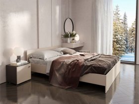 Кровать двухспальная 1,6м Гиза в Сузуне - suzun.mebel-nsk.ru | фото