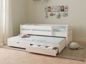 Кровать двухуровневая с ящиками «Лапландия» в Сузуне - suzun.mebel-nsk.ru | фото
