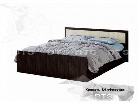 Кровать двуспальная 1,4м LIGHT Фиеста (BTS) в Сузуне - suzun.mebel-nsk.ru | фото