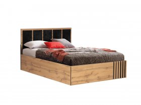 Кровать двуспальная с подъем. мех. 1,6 м Либерти 51.20 в Сузуне - suzun.mebel-nsk.ru | фото