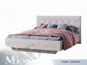 Кровать двуспальная 1,6м Кимберли КР-13 в Сузуне - suzun.mebel-nsk.ru | фото