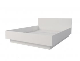 Кровать двуспальная Мебелевс 1,6 м (белый) в Сузуне - suzun.mebel-nsk.ru | фото