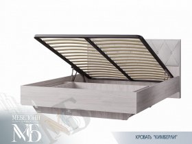 Кровать двуспальная с подъем. мех. 1,6 м  Кимберли КР-13 в Сузуне - suzun.mebel-nsk.ru | фото
