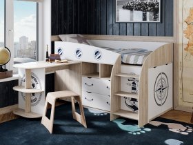 Кровать комбинированная «Немо» в Сузуне - suzun.mebel-nsk.ru | фото