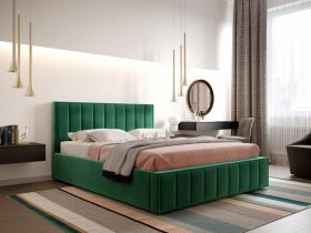 Кровать мягкая 1,4 Вена стандарт, вар.1 в Сузуне - suzun.mebel-nsk.ru | фото
