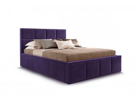 Кровать мягкая 1,6 Октавия стандарт, вар.3 в Сузуне - suzun.mebel-nsk.ru | фото