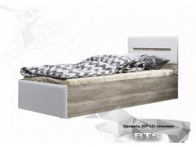 Кровать односпальная Наоми КР-12 в Сузуне - suzun.mebel-nsk.ru | фото