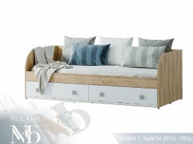 Кровать с ящиками Тренд КР-01 в Сузуне - suzun.mebel-nsk.ru | фото