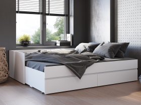 Кровать-трансформер Симпл КР-51 (белый) в Сузуне - suzun.mebel-nsk.ru | фото
