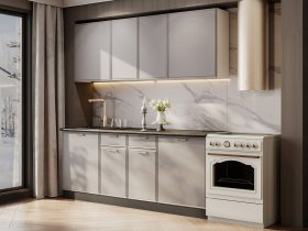 Кухонный гарнитур «Адель» 2,0м (нео) в Сузуне - suzun.mebel-nsk.ru | фото
