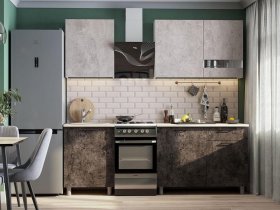 Кухонный гарнитур Розалия 1,7м (со столешницей) в Сузуне - suzun.mebel-nsk.ru | фото