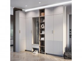 Модульная прихожая Пандора (кашемир/MF03) в Сузуне - suzun.mebel-nsk.ru | фото