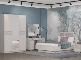 Модульная спальня Лоренцо в Сузуне - suzun.mebel-nsk.ru | фото
