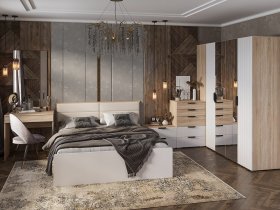 Модульная спальня Норд в Сузуне - suzun.mebel-nsk.ru | фото