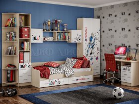Модульная спальня Вега NEW Boy в Сузуне - suzun.mebel-nsk.ru | фото