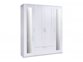 Шкаф комби 4 двери и 1 ящик Сириус в Сузуне - suzun.mebel-nsk.ru | фото