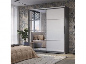 Шкаф-купе Крафт-6 (графит) в Сузуне - suzun.mebel-nsk.ru | фото