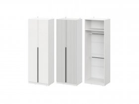 Шкаф ШК-75 Эккервуд (белый) в Сузуне - suzun.mebel-nsk.ru | фото