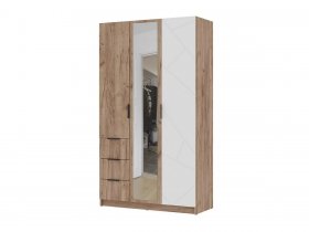 Шкаф трехстворчатый 1200 ШК-03 Орегон в Сузуне - suzun.mebel-nsk.ru | фото