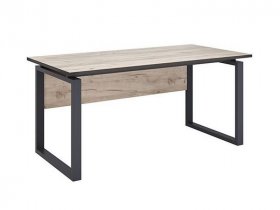 Стол руководителя Ст075.0 Гермес лофт (дуб крафт серый) в Сузуне - suzun.mebel-nsk.ru | фото