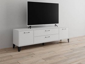 Тумба под ТВ Парус-13 (белый) в Сузуне - suzun.mebel-nsk.ru | фото