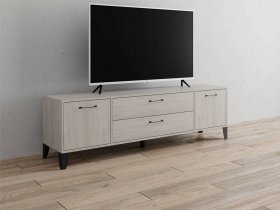 Тумба под ТВ Парус-13 (ясень анкор светлый) в Сузуне - suzun.mebel-nsk.ru | фото